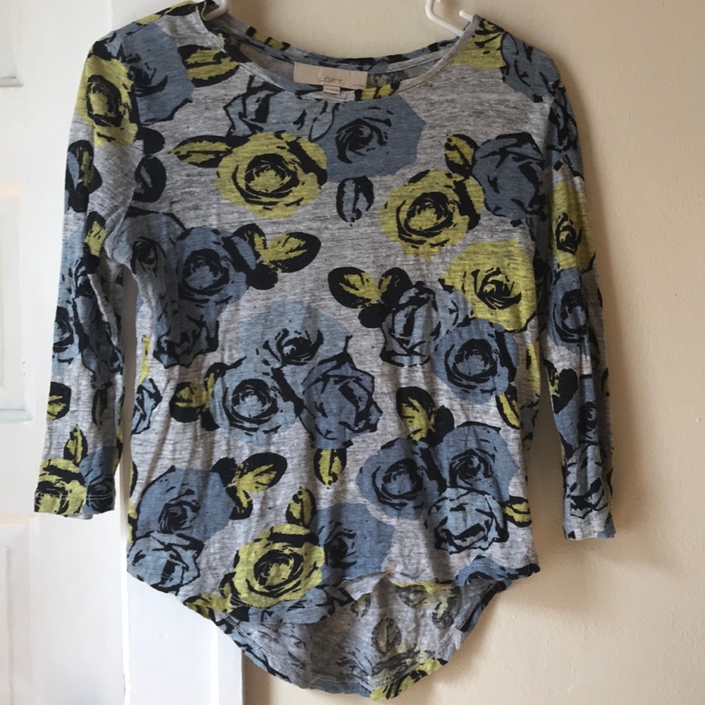 Loft - Ann Taylor - Petite - Floral Top